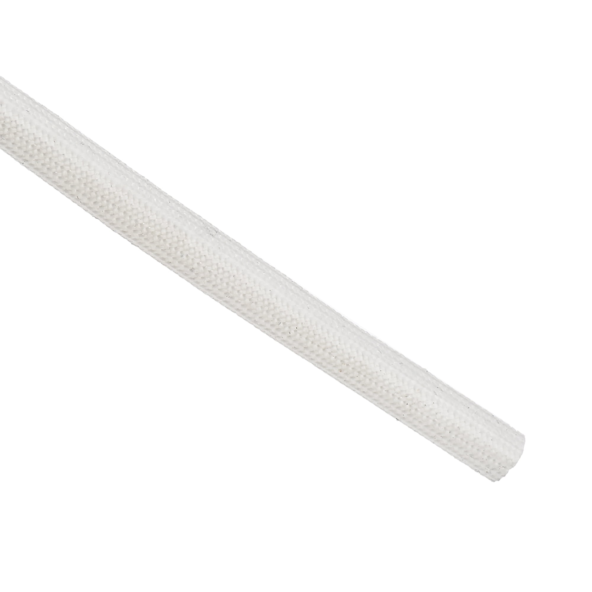 Insulation Cable Protector,16.4Ft-8mm High TEMP Silicone Fiberglass Sleeve White 