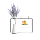 thumbnail image 1 of Tarjeta de jarrón de lavanda artificial, 1 of 3