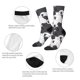 thumbnail image 4 of Balery Black And White Sheeps Calcetas Largas con Estampado para Hombre y Mujer – Suaves y Transpirables, Talla Única (US 5-11), 4 of 6