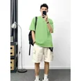 thumbnail image 2 of Conjunto de pantalones cortos para hombre sin logotipo, sudadera, chándal, oferta, conjunto de camiseta y pantalones cortos para hombre emo juvenil, tendencia 2024, disfraces, 2 of 5