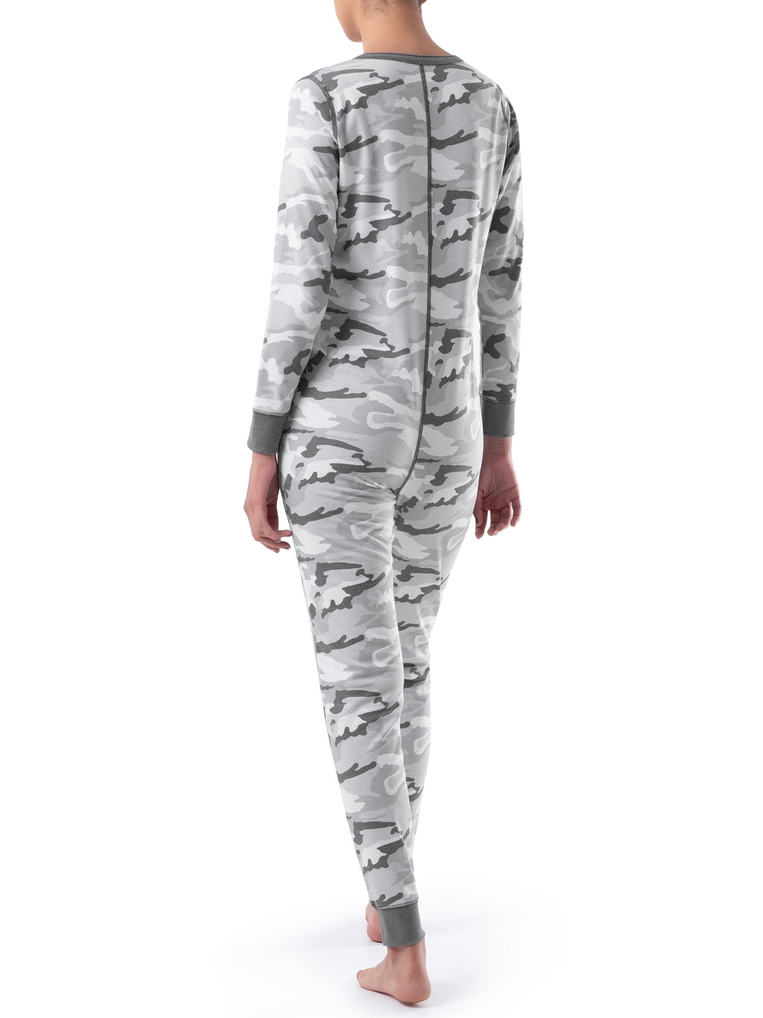 Fruit of the Loom Women's and Women's Plus Long Underwear Waffle Thermal Union Suit
