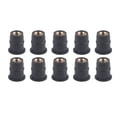 thumbnail image 1 of 10 piezas M5 Tuercas de pozo de goma 5 mm/0,2 pulgadas Tornillos de parabrisas de motocicletas métricos Tuercas de pozo, 1 of 10