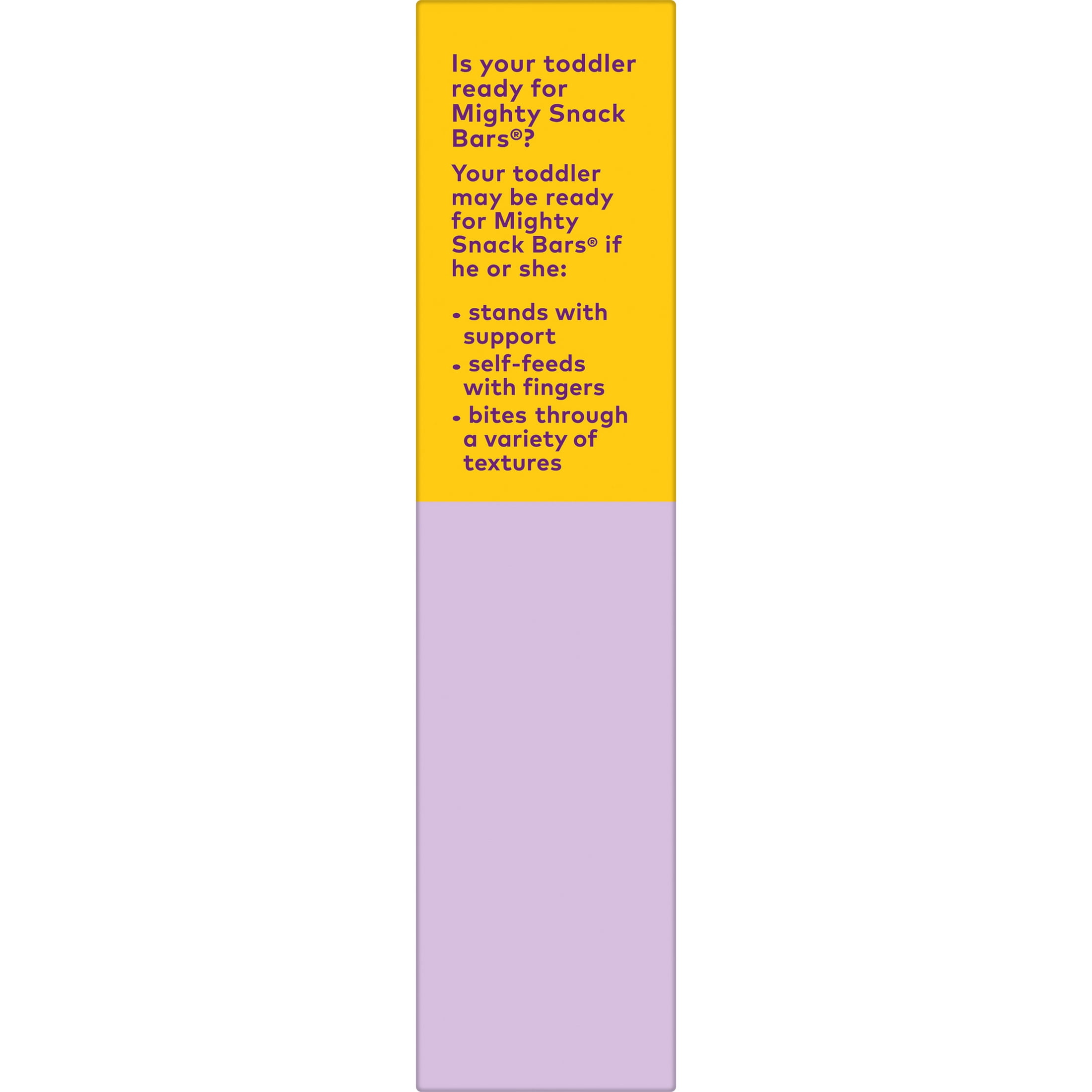 Plum Organics® Tots Mighty Snack Bars® Filled Whole-Grain Snack Bar Pumpkin + Banana 6-Count Box/.67oz Bars