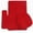 red, variant on Daniel's Bath Daniel's Bath & Beyond 3 Piece Solid Luxury Bath Mat, Peach, 3 Count