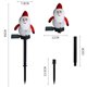 thumbnail image 1 of Luces solares de muñeco de nieve, decoraciones para exteriores, muñeco de nieve, adorno de Papá Noel, paisaje para Patio, jardín, césped, decoración, fiesta, regalos de Navidad, 1 of 4