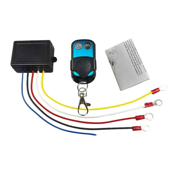 12V Winch Wireless Remote Control Set 434MHz 50ft Long Range Anti Interference for Jeep Truck ATV