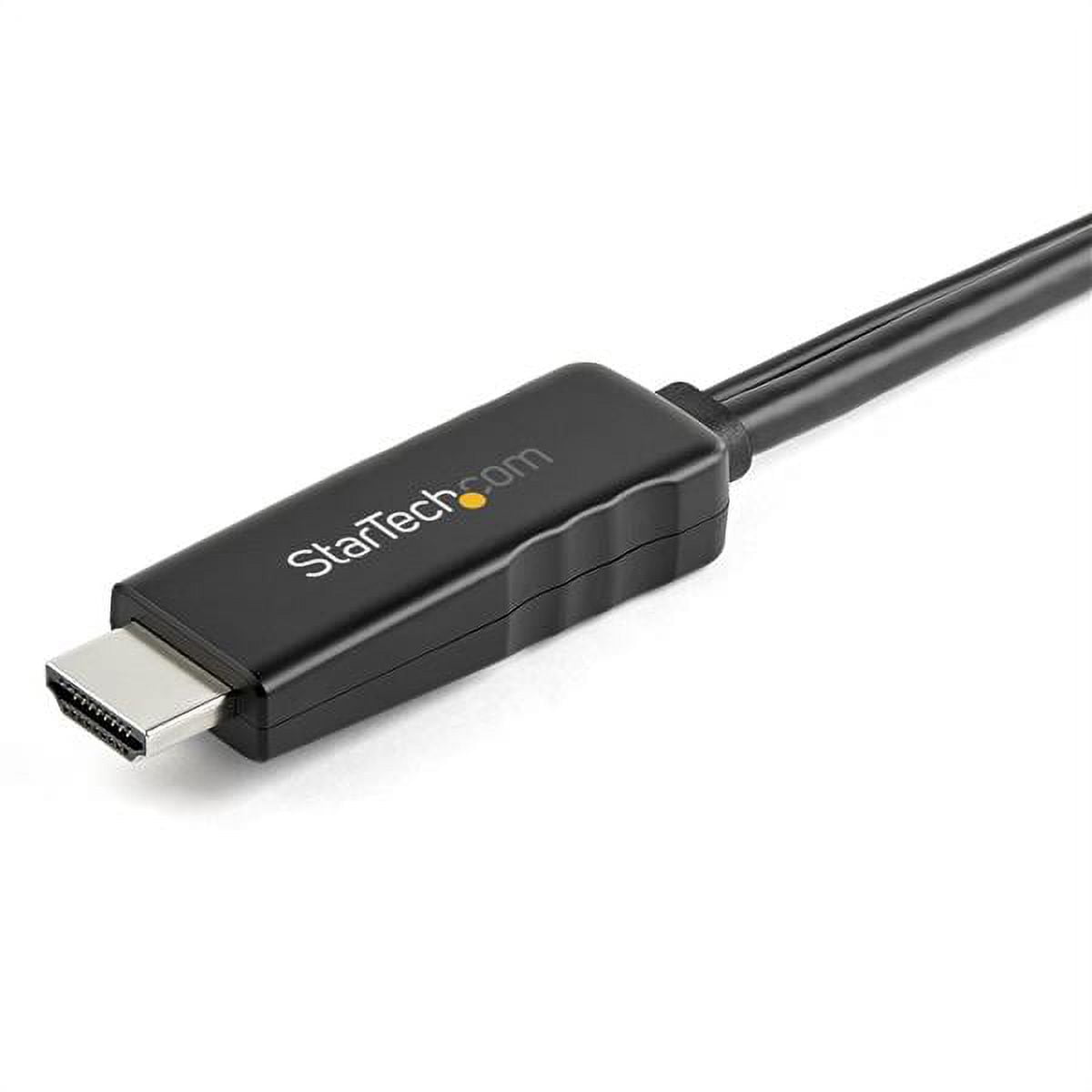 Startech.com 6ft (2m) Hdmi To Mini Displayport Cable 4k 30hz, Active Hdmi To Mdp Adapter Converter Cable With Audio, Powered, Mac & Windows, Hdmi Male To Mdp Male Video Adapter Cable - Hdmi To