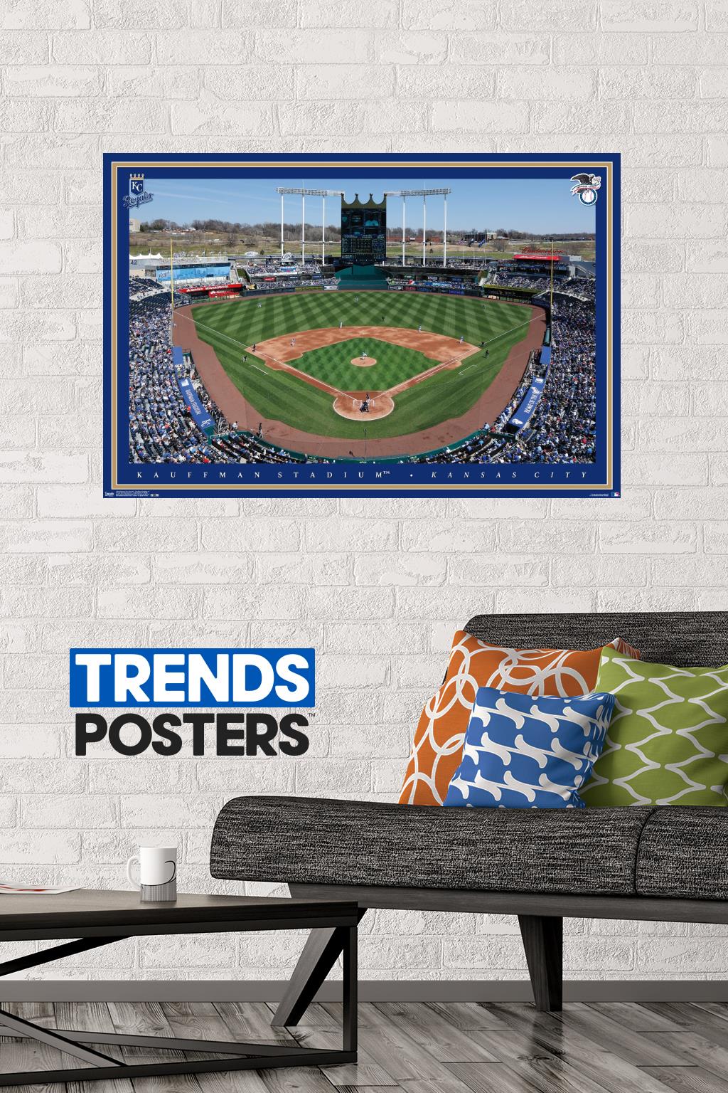 MLB Kansas City Royals - Kauffman Stadium 15 Wall Poster, 22.375 x 34 