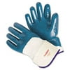 Mcr Safety Chemical Gloves,L,11in.L,Blue/White,PK12 9760