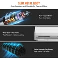 thumbnail image 2 of KFFKFF 36" Professional Indoor Air Flow Device with Dual Speeds 900CFM, Wall-Attachable Air Flow Barriers for Entrances, Interior Above-Door Fan with Robust Limit Switch, Simple-to-Set-Up 110V, 2 of 9