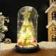 thumbnail image 1 of Árbol de Navidad con luces LED para mujer y niño, Reno de Papá Noel en vidrio, decoración de fiesta en casa, adornos de Año Nuevo, regalos, 1 of 4