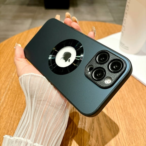 Allytechgroup Magnetic Compatible with iPhone 16 Plus Case, Camear Lens Protector Slim Phone Case Support Wireless Charging Rugged Heavy Duty Durable Cover Case for iPhone 16 Plus, Black