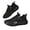 Black, variant on Men's Performance Athletic Running Sneakers Lightweight Breathable Walking Shoes Enhanced Cushioning For All Day Comfort Versatile Wear Flexible Supportive