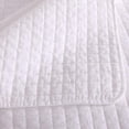 thumbnail image 6 of MarCielo 3 Piece 100% White Cotton Quilt Set Lightweight Bedspread Bed Coverlets Comforter Set, Traditional Check (King), 6 of 8