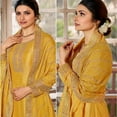 thumbnail image 3 of Pakistani Party Wear Salwar Kameez Dresses Indian Designer Sewn Palazzo Suits ( Yellow, S - 38 ), 3 of 5