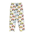 thumbnail image 4 of Haiem Cartoon Monster Trucks Women's Pajama Pants Ultra Lightweight Pjs Bottoms Sleepwear Bottom Pants With Pocket Drawstring-X-Large, 4 of 7