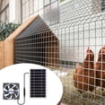 thumbnail image 2 of Ventilateur de Panneau Solaire Portable 2W 5V pour Cour Extérieure Ventilateur d'Extraction pour Animaux de Compagnie Petit Ventilateur Solaire DC5521 Interface de Sortie, 2 of 7