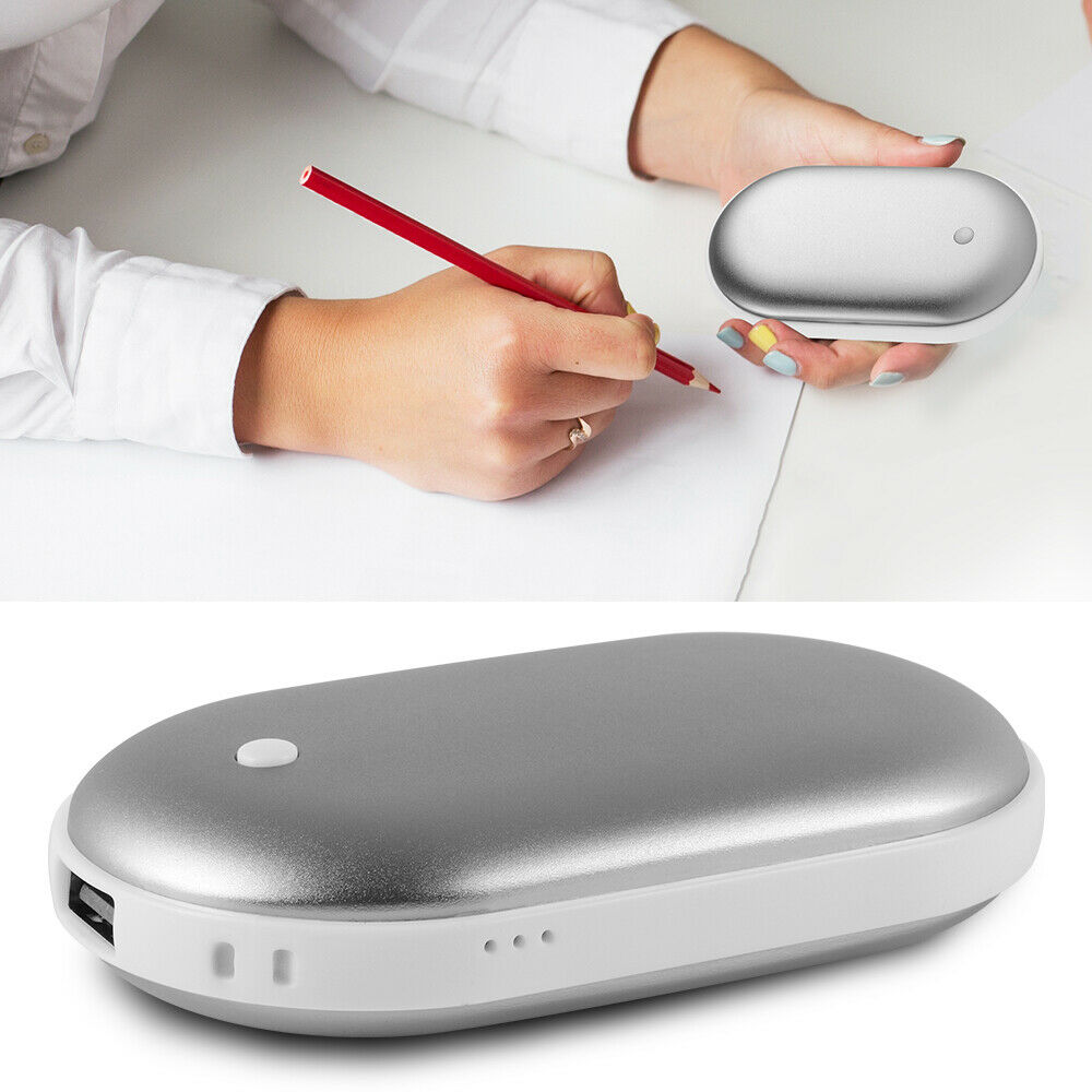 5000mAh Pocket Heater Hand Warmer Rechargeable Power Bank Charger