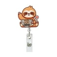 thumbnail image 1 of Funny Cartoon Pattern Badge Reel With Clip Closure For Workplace Graduation Induction Of Doctors Teachers Students And Workers, 1 of 4