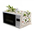 thumbnail image 1 of Microwave Oven Cover Dustproof Cotton Machine Protector Decorative Kitchen Appliance Cover with Side Storage Pockets 39.3x13.7inches, 1 of 6