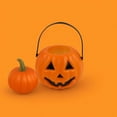 thumbnail image 6 of YIKA Halloween Decoration Halloween Decoration-Portable Pumpkin Bucket Candy Jar Halloween Ornaments, 6 of 7