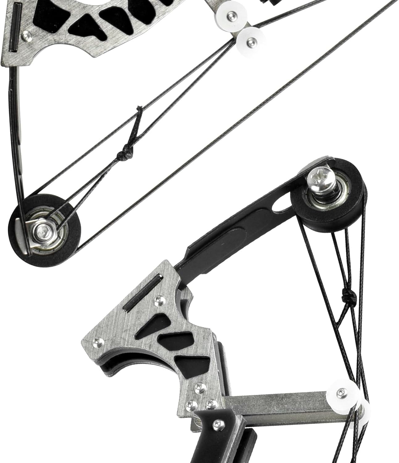 Mini Archery Bow Set Right Hand Mini Compound Bow Mini Hunting Bow Metal Material Catapult RH/LH for Hunting Shooting Practice Archery Entertainment Fun