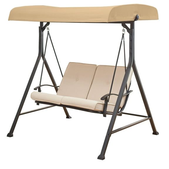 Garden Winds Replacement Canopy Top Cover Compatible with The Belden Park 2-Person Swing - Standard 350