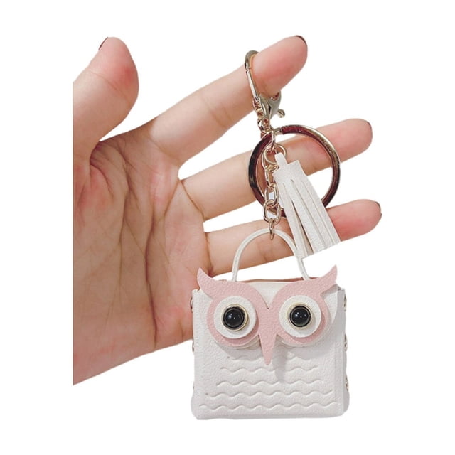 Tassels for Keychain Tassel Owl Bag Keychain Leather Tassel Keychain