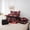 Red, variant on Erosebridal Teens Magical Dragon Twin Bedding Sets 7-Piece,Boys Girls Chic Floral Roses Bedding Comforter Set,Black Pink,Black Reversible