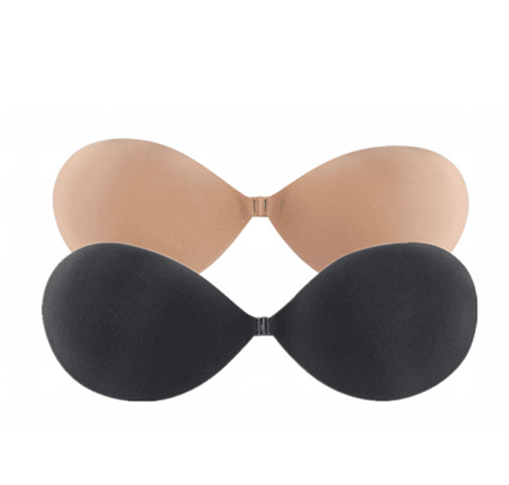Sticky Bra, Self Adhesive Bra, Invisible Strapless Reusable Silicone Bra, Sticky  Push Up Backless Bras for Women 