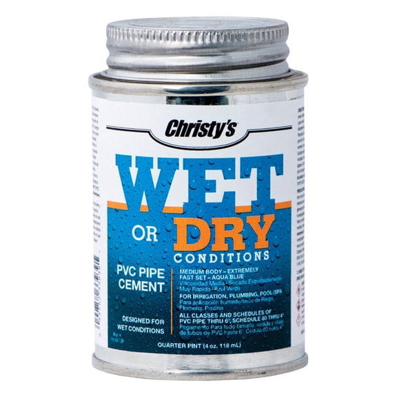 Christys 4614335 Cement for PVC  4 oz - Blue