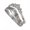 silver, variant on 2Pcs Rings for Women Non Tarnish,Tough Structure Stackable Rings,Soft Touch Cute Rings,Rosegold Plated