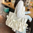 thumbnail image 4 of Bolso de hombro con lazo Y2K para mujer, bolso Ita de gran capacidad, bolso de mano de tendencia de estilo coreano de nailon, bolso de mano Kawaii para mujer, 4 of 5