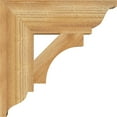 thumbnail image 3 of Ekena Millwork 4"W x 14"D x 14"H Westlake Traditional Rough Sawn Bracket, Western Red Cedar, 3 of 4