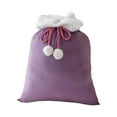thumbnail image 2 of Deluxe Extra Large Velvet Santa Bags, Giant Christmas Sacks for Xmas Toys, Gifts & Holiday Wrapping Purple, 2 of 5