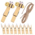 thumbnail image 3 of SHISUYAN 20Pcs Small Clothes Pins for Photos Wooden Mini Photo Clips Fixing Objects General Users, 3 of 9