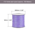 thumbnail image 2 of Unique Bargains Beading Thread Bracelet Weave Bead Craft Cord 0.5mm 159M/Roll (173-Yards) Decorative String, Light Purple, 2 of 7