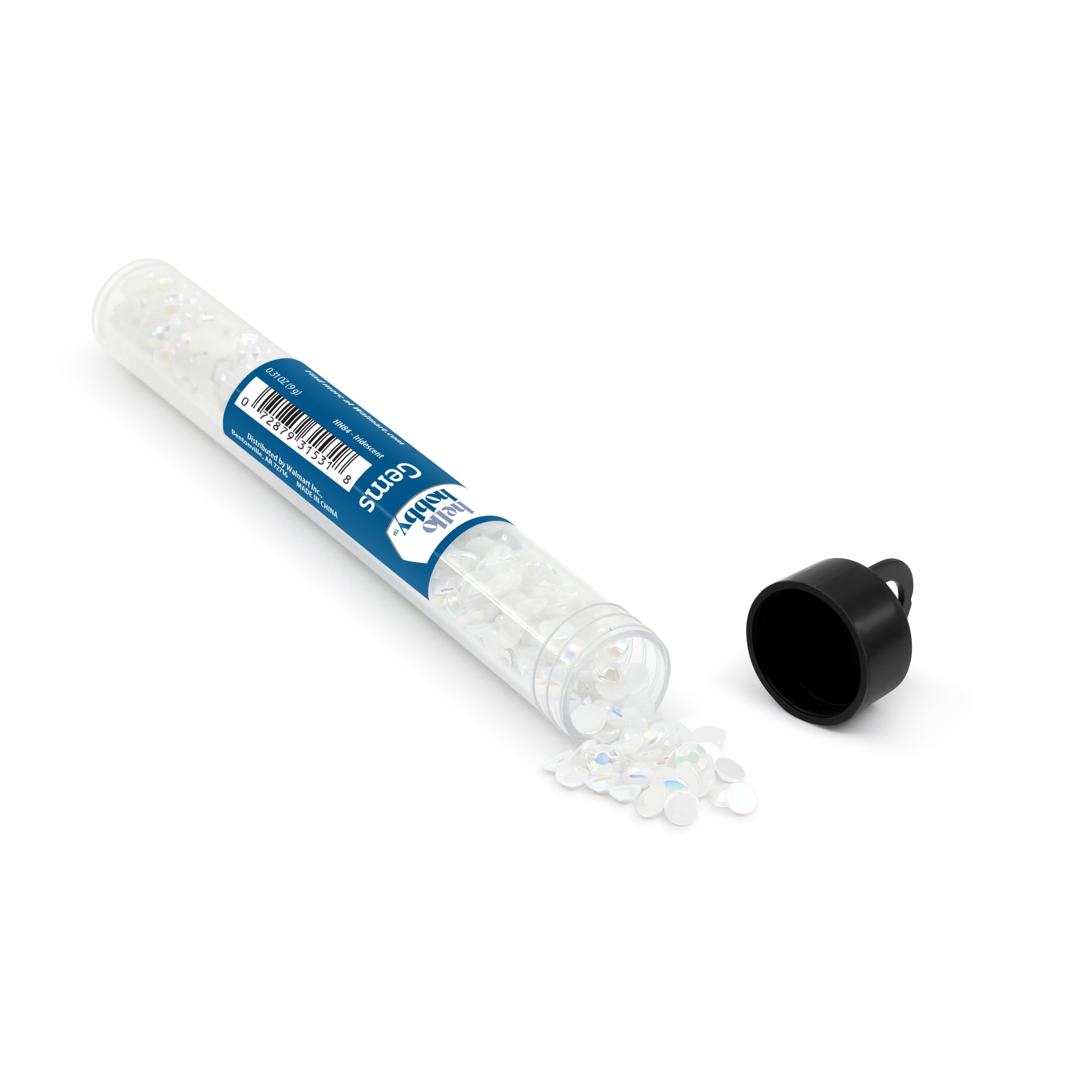 Hello Hobby Accessory Gems in Storage Tube, Irridescent
