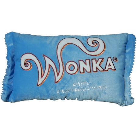 Willy Wonka Blue Chilly Chocolate Creme 20 X 12 Plush Pillow