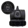 thumbnail image 2 of Air Mover XPOWER P-80A Mini Mighty 138 W 600 m³/h Negro, 2 of 7