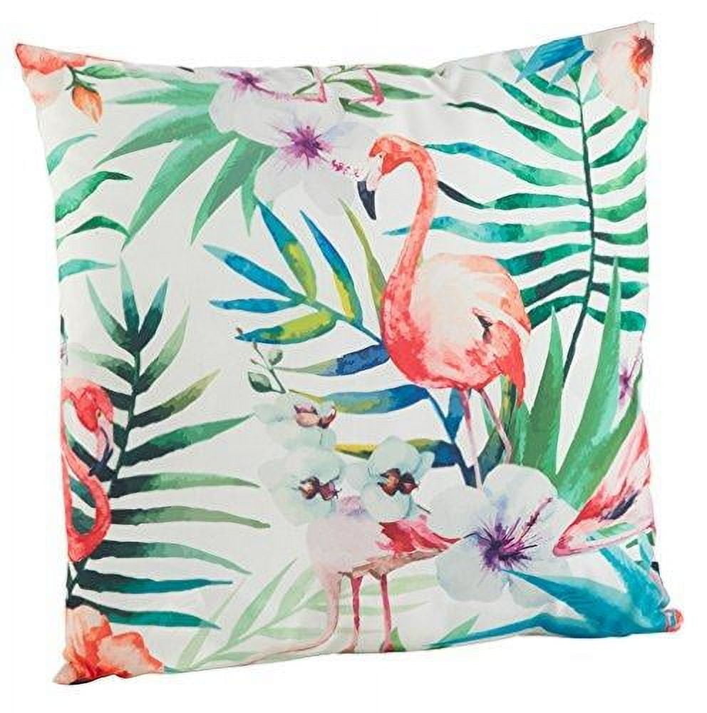 Fennco Styles Home Indoor Outdoor DÃ©cor Tropical Print Throw Pillow
