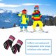 thumbnail image 2 of Toystoory 1 par de manoplas para niños, impermeables, de invierno, con estampado ajustable, gruesas y cálidas, para niños, equipo deportivo, cómodo Suministros térmicos Negro Toystoory HA059841-04B, 2 of 6