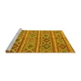 thumbnail image 2 of Ahgly Company Machine Washable Indoor Rectangle Oriental Yellow Traditional Area Rugs, 3' x 5', 2 of 4
