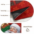 thumbnail image 6 of 5'x7' Area Rugs for Living Room Bedroom, Red Christmas Santa Claus Washable Rug Carpet Runner Indoor Outdoor, Snowflakes Winter Xmas Gifts Non Slip Floor Mats Area Rug for Kitchen, Nursery, 6 of 8