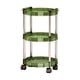 thumbnail image 2 of Estantería con ruedas ZJT250120102 | Carrito de 3 niveles con ruedas | Organizador de plástico para café o café verde, ideal para refrigerios, maquillaje, baño, dormitorio y sala de estar, 2 of 5