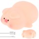 thumbnail image 1 of Pcapzz Piggy Night Light - Lámpara de noche recargable de 1200 mAh para bebé, control táctil, de silicona, para guardería, con 3 niveles de intensidad regulable, portátil, con temporizador de 30, 1 of 8