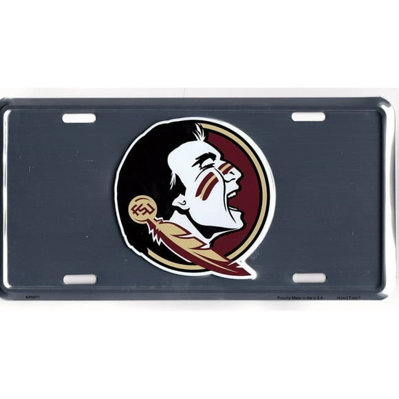Florida State Seminoles Anodized License Plate