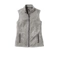 thumbnail image 3 of Port Authority Female Mock Neck Vest Grey Heather Medium, 3 of 4