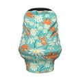 thumbnail image 2 of Haiem Cute Sloth on Floral Tree Baby Nursing Cover & Nursing Poncho - Multi Use Cover for Baby Car Seat Canopy, Stroller Cover, 360°Full Privacy Breastfeeding Coverage, 2 of 9