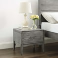 thumbnail image 3 of Modway Table de Chevet en Bois Georgia Gris, 3 of 6